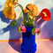 Whimsy Vase 100% Electric Blue