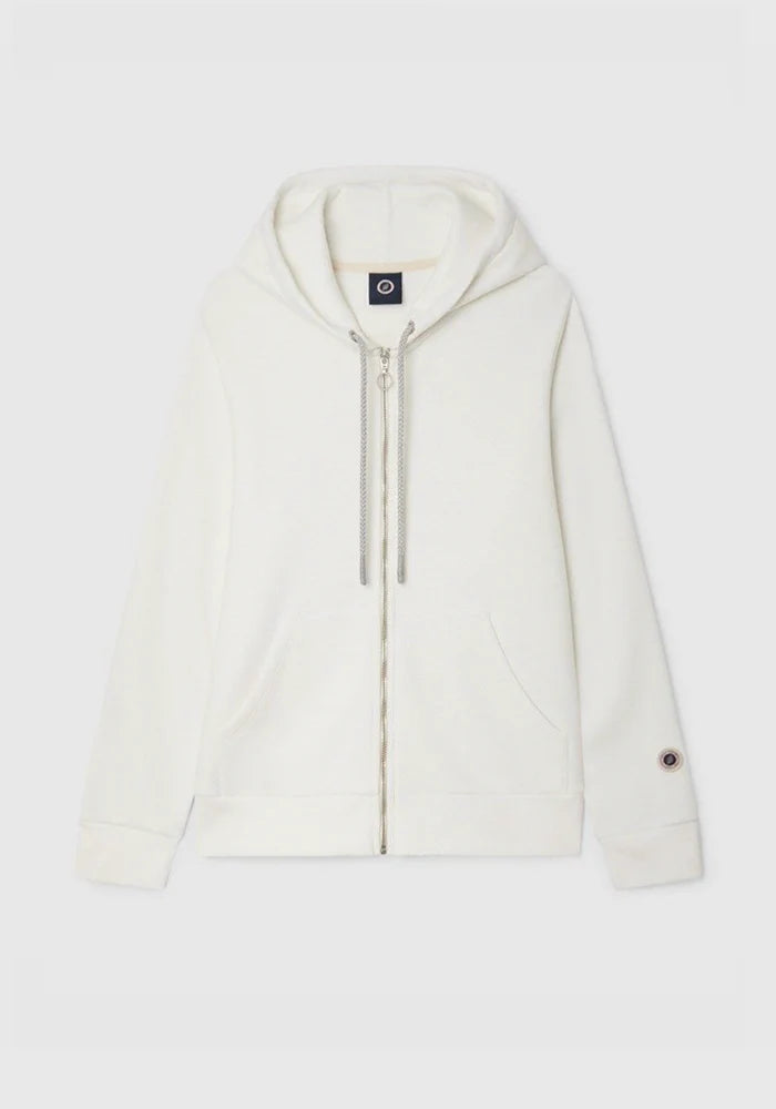 Sweat Wide Zip Hood Offf White - Sweat Pants