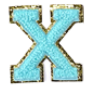 Sticker Columbia Lettre Bleue