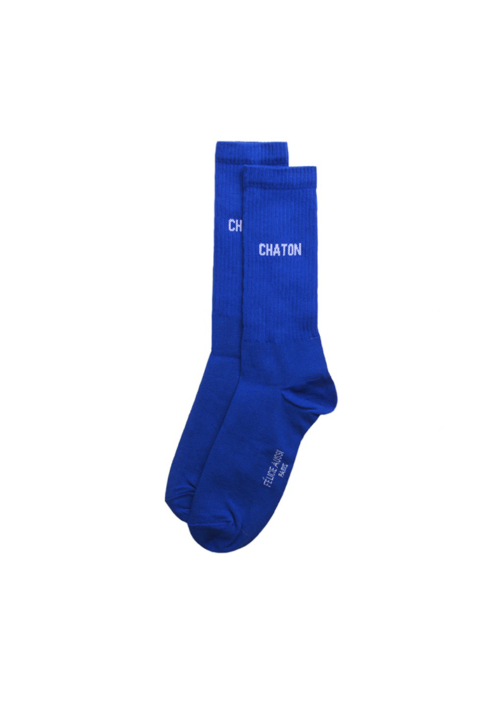 Men's Blue Kitten Socks