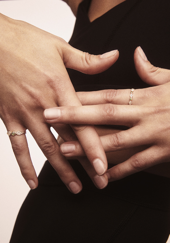 Bague Adèle Émeraude- Pascale Monvoisin