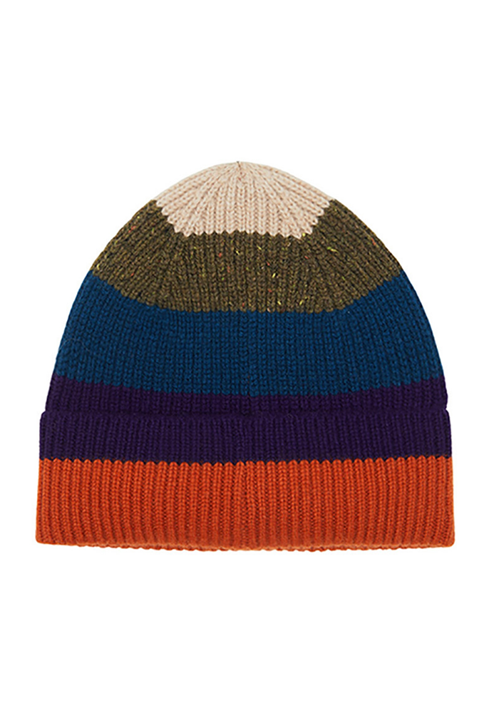 Bonnet Cachemire Rayé - Koon Cachemire
