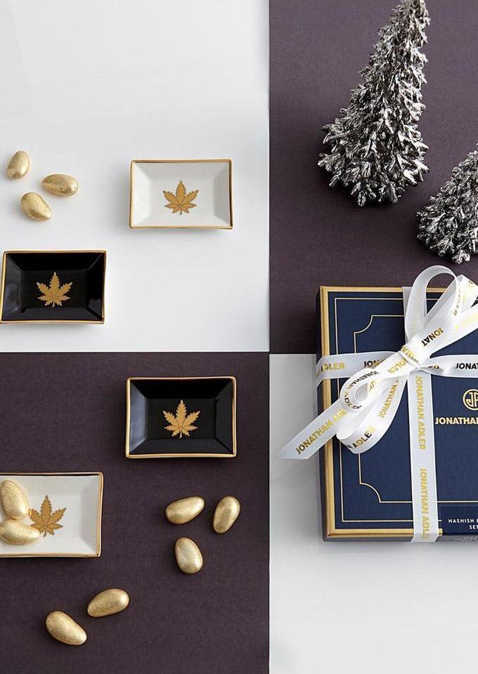 Set De 4 Petits Vides Poches "Hashish"