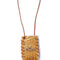 Collar Largo Arizona Cuero Beige Cannabis