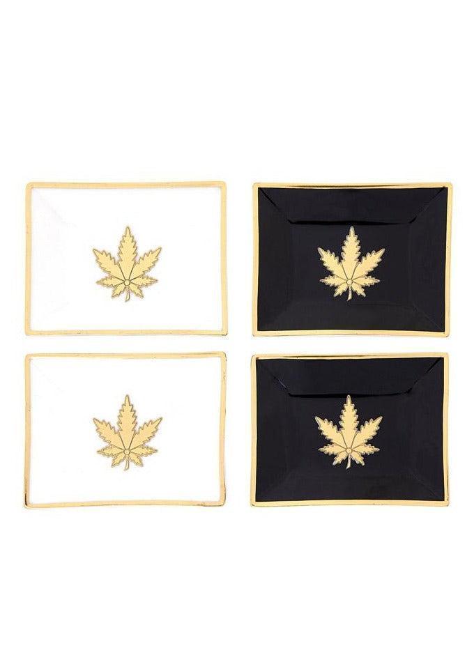 Set De 4 Petits Vides Poches "Hashish"