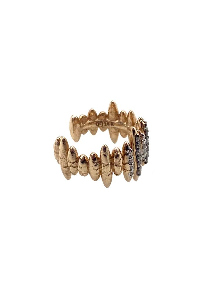 Bague D'Oreille Multi Pics Et Diamants - Kismet By Milka
