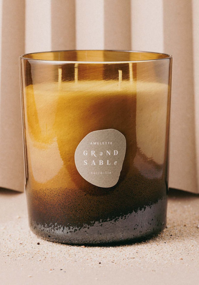 Bougie Verre Soufflé Géante Amulette