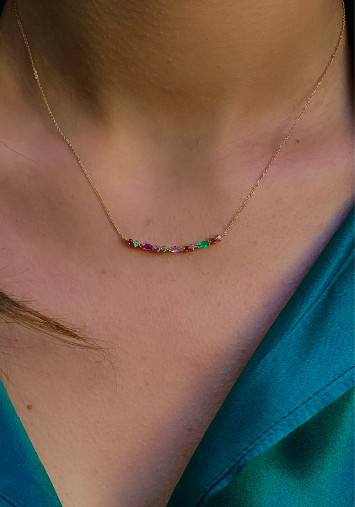 Collier Gaia 1 Rouge