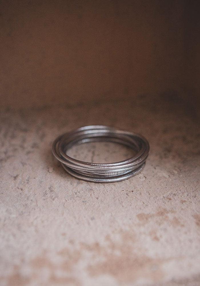 Jonc "Kumali Thin Silver"