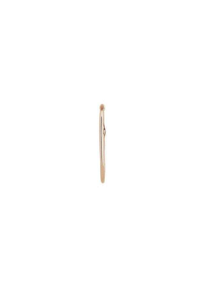Boucle D'Oreille "Equality Hoop" En Or Rose