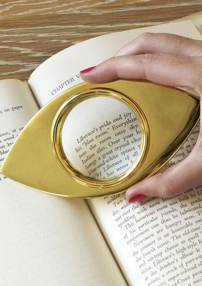 Loupe "Oeil" Dorée