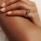 Pierrot Black Signet Ring