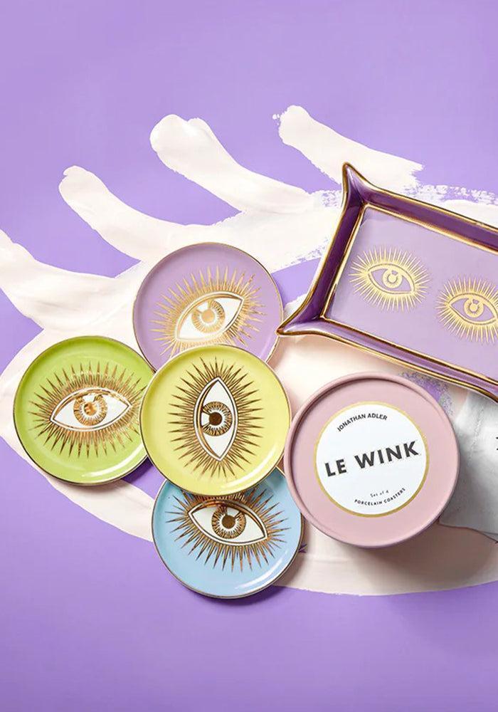 Set 4 Dessous Verres Le Wink - Jonathan Adler