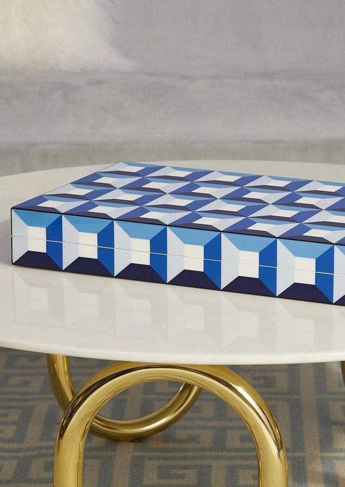 Jeu "Backgammon Sorrento" Bleu