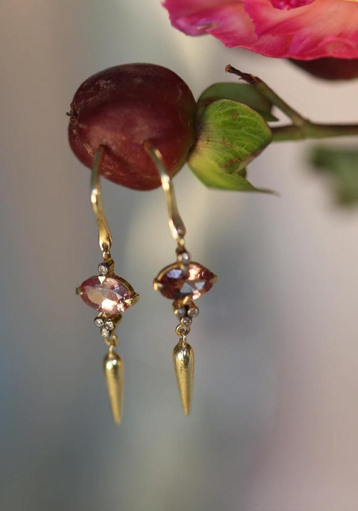 Boucles D’oreilles Finn Garnet - 5 octobre
