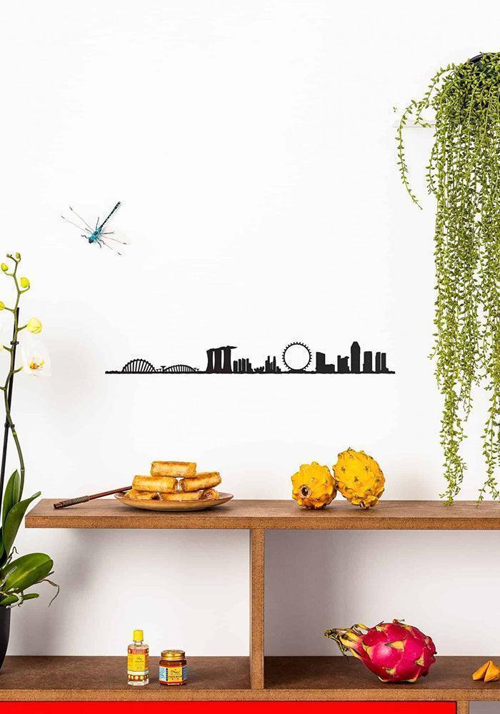 Skyline Singapour 50cm Noire - The Line