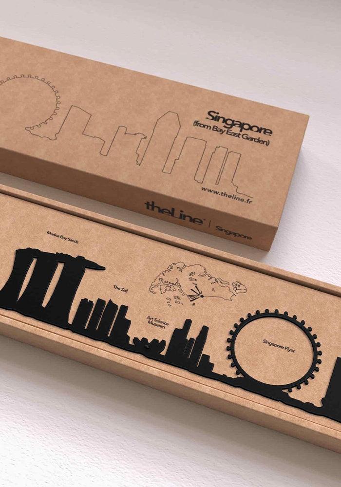 Skyline Singapour 50cm Noire - The Line