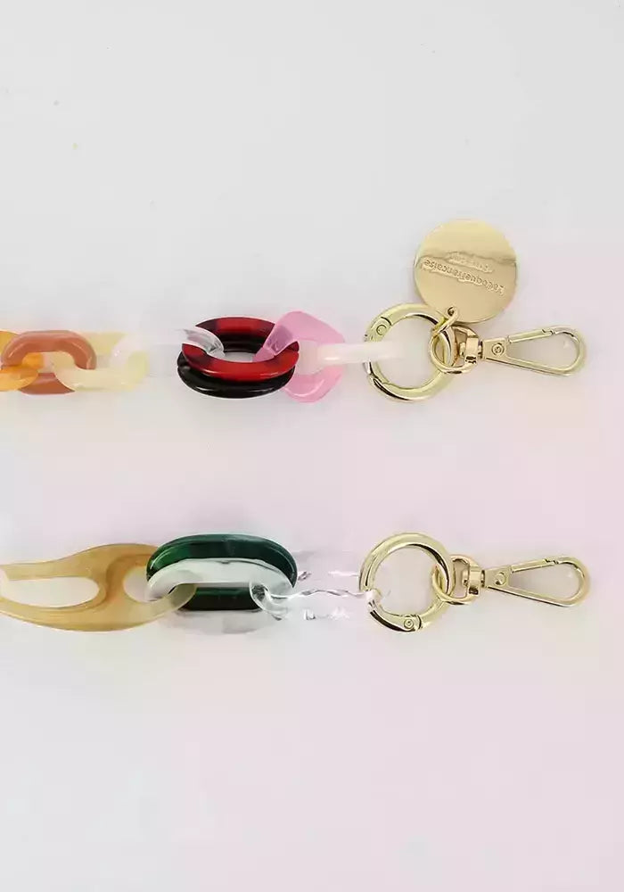 Bijoux De Téléphone Lola En Maillons De Formes Différentes Multicolore - La Coque Française