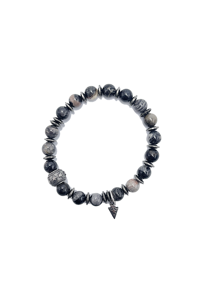 Brazalete Sonora Blanco Y Negro