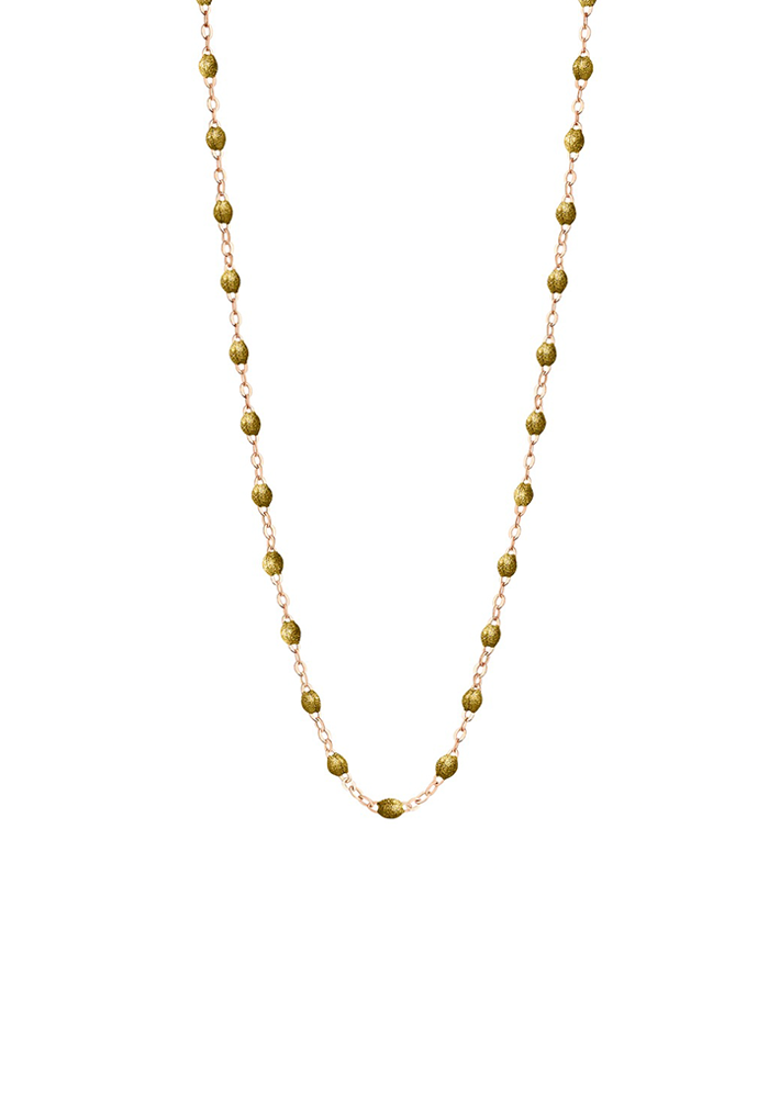 Collier Classique Gigi Or Rose Et Résines Gold 45 cm - Gigi Clozeau