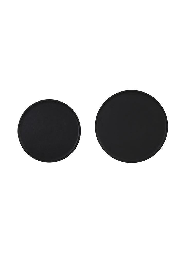 Set De 2 Tables Basses "Tobias" Métal Noir