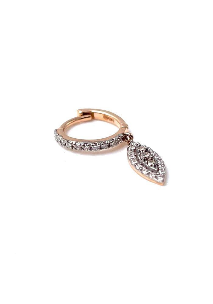 Boucle D'oreille Pendante "Mini Evil-Eye "