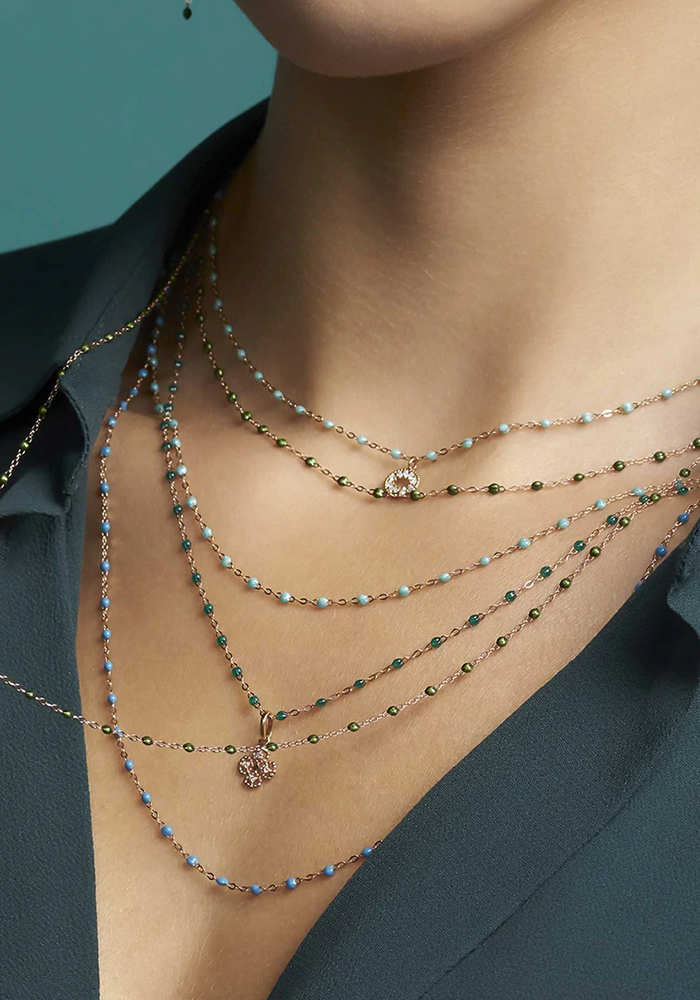 Pendentif Trèfle Or Rose & Diamants - Gigi Clozeau