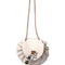 Collar Largo Romy Cruz Cuero Blanco