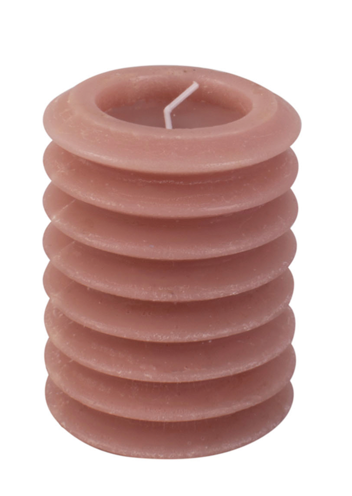 Bougie « Pillar Layered Circles »