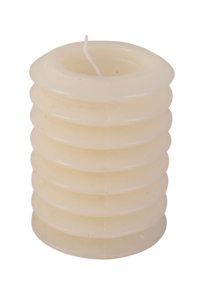 Bougie « Pillar Layered Circles »