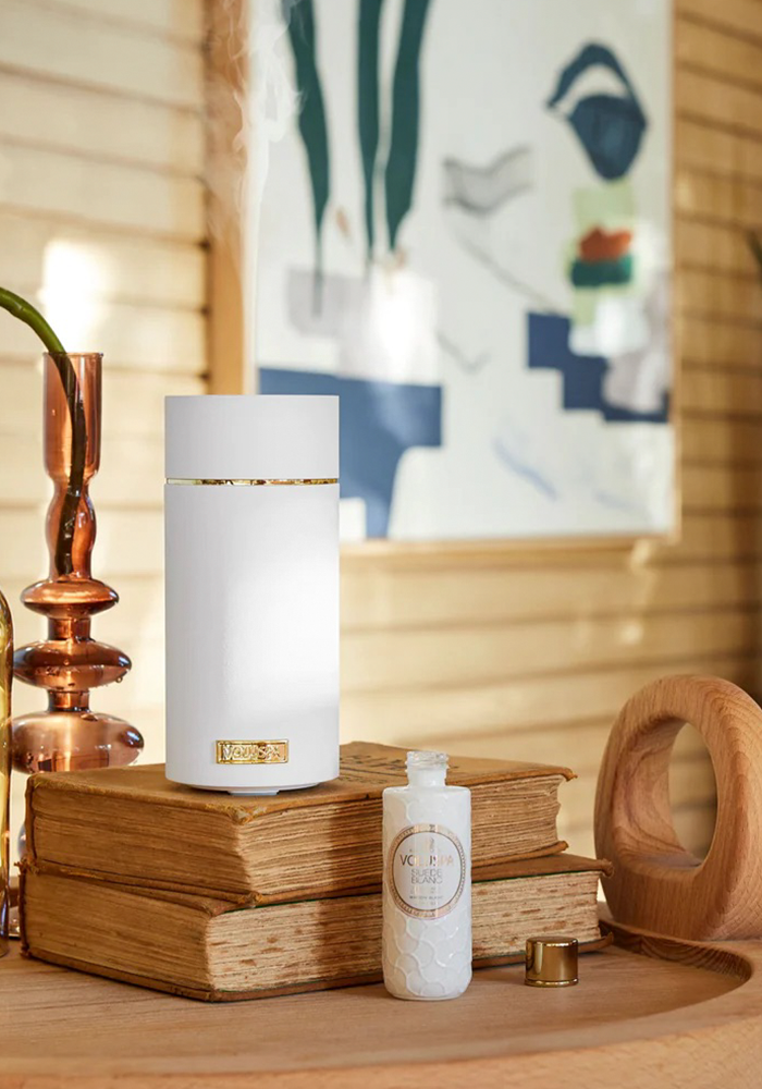 White Suede Electric Diffuser Oil