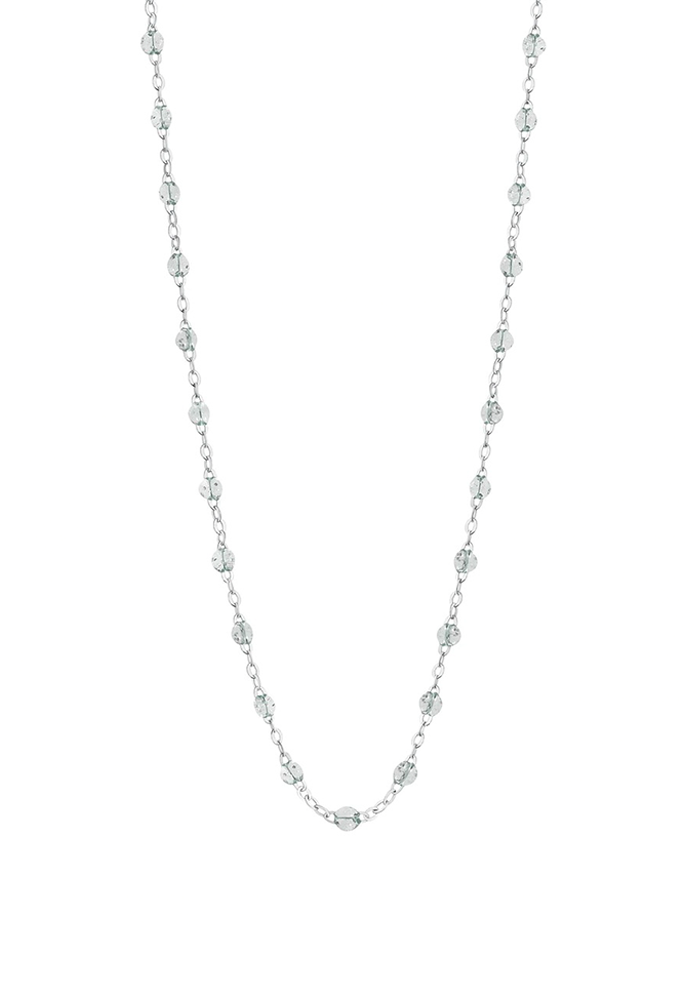 Collier Classique Gigi Or Blanc Et Résines Sparkle 50 cm - Gigi Clozeau