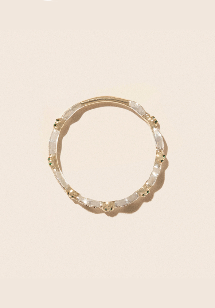 Bague Ava N°1 Émeraude - Pascale Monvoisin