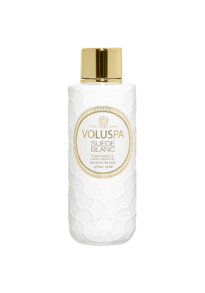 White Suede Electric Diffuser Oil