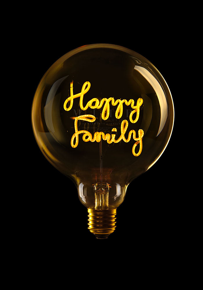 Ampoule Happy Family Verre Ambre - Blush Selection