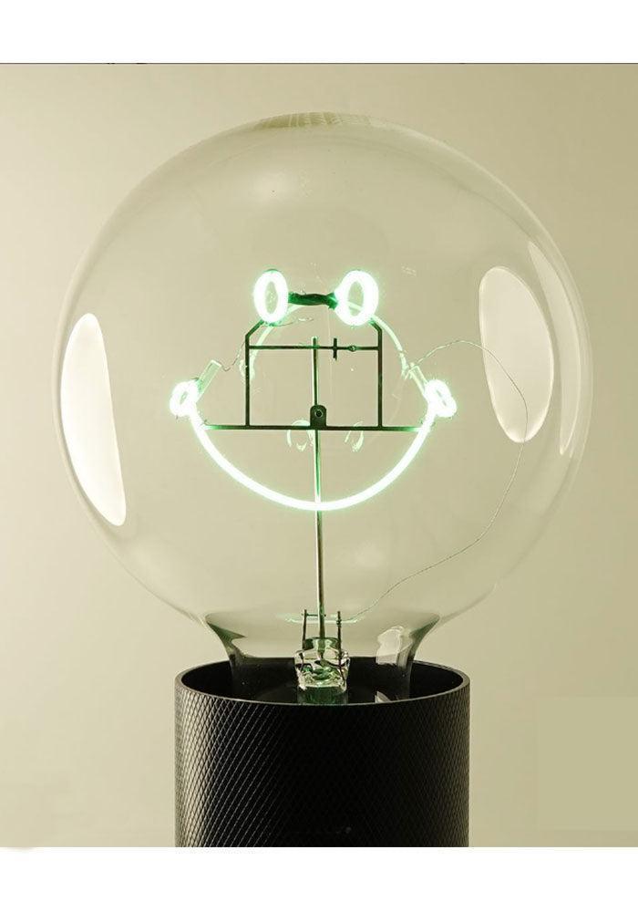 Ampoule Smiley Verte