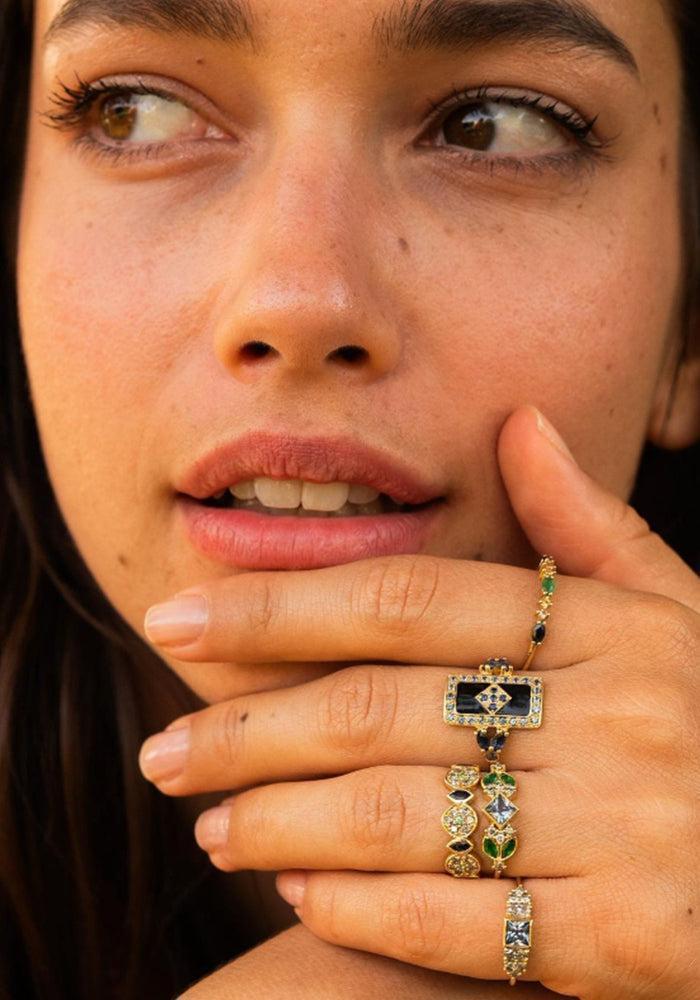 Bague Nymphea 2 Brume - Sophie D'Agon