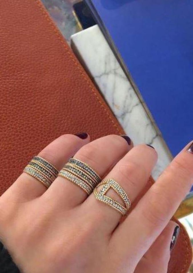 Bague "Anneau Lumière Eternity"