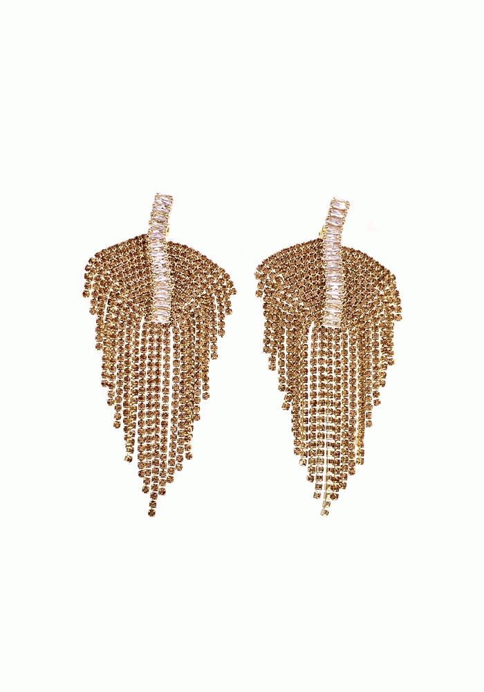 Boucles D’oreilles Phoebe Dorées - Maison Baïka