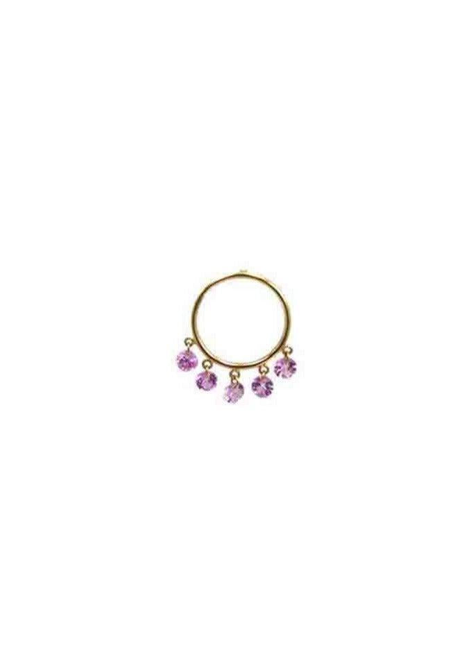 Boucle D'Oreille "Bohème" Saphirs