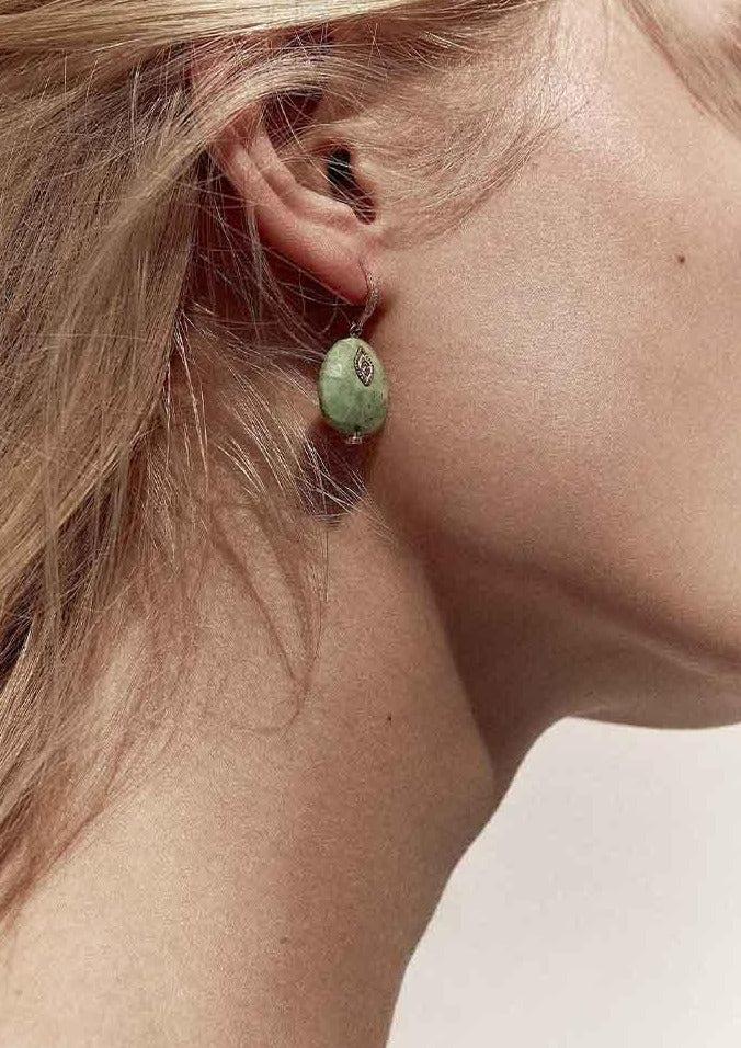 Boucles d'Oreilles Arles Turquoise