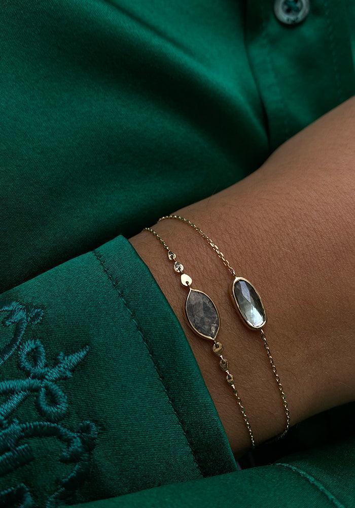 Bracelet Diamant Gris - Celine Daoust
