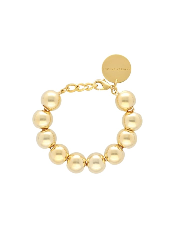 Bracelet Beads Multi Boules Gold - Vanessa Baroni