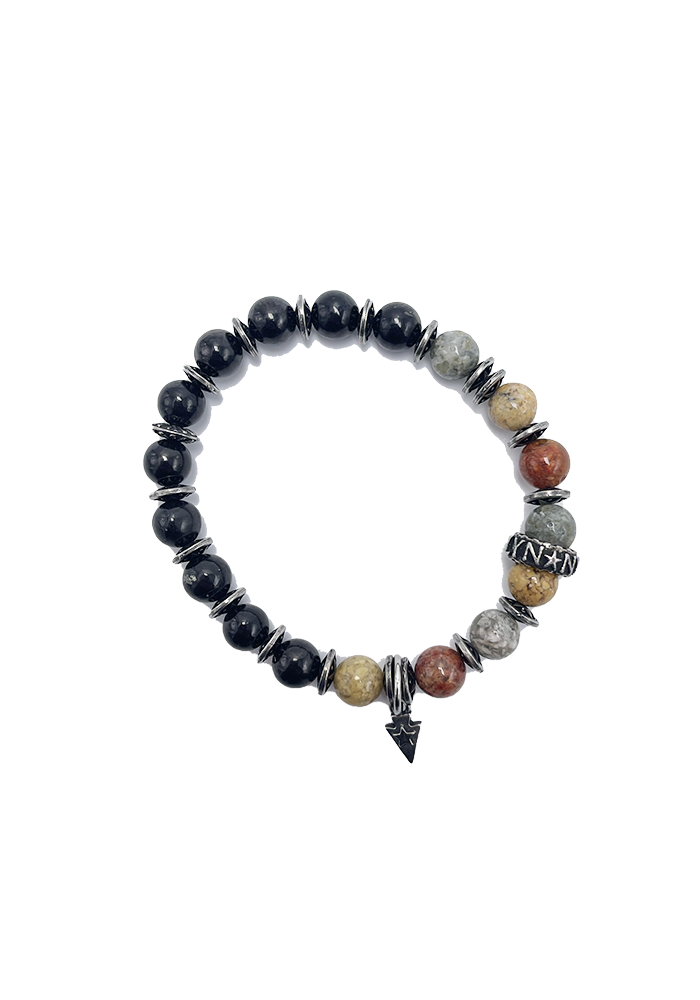 Bracelet Sonora Noires Et Multicolores