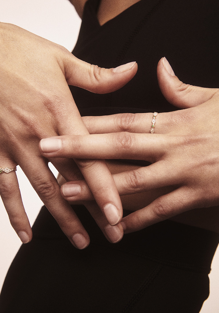 Bague Ava N°1 Diamant - Pascale Monvoisin