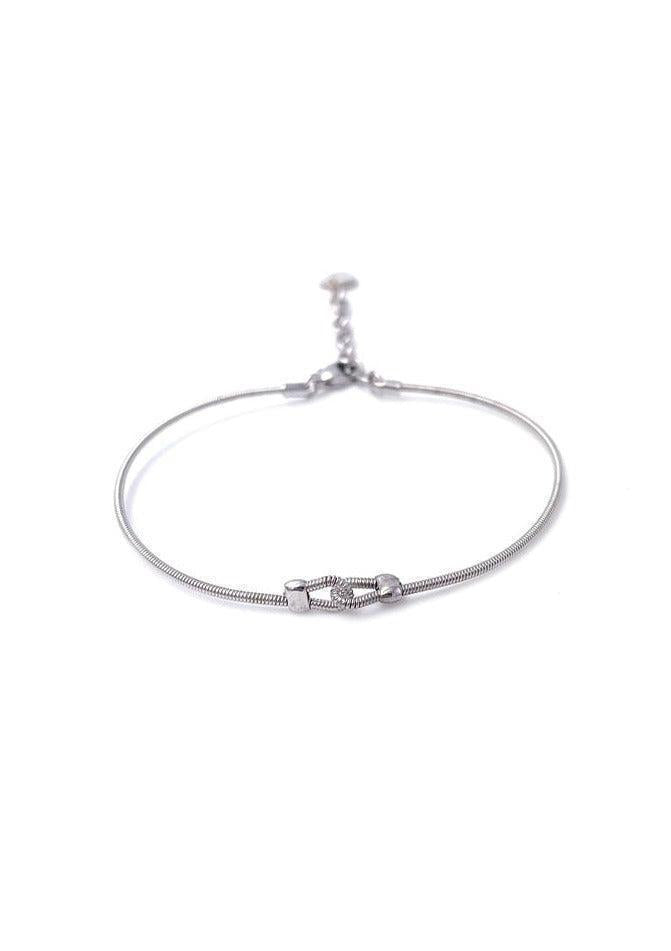 Bracelet "Toi Et Moi" Bb Argent
