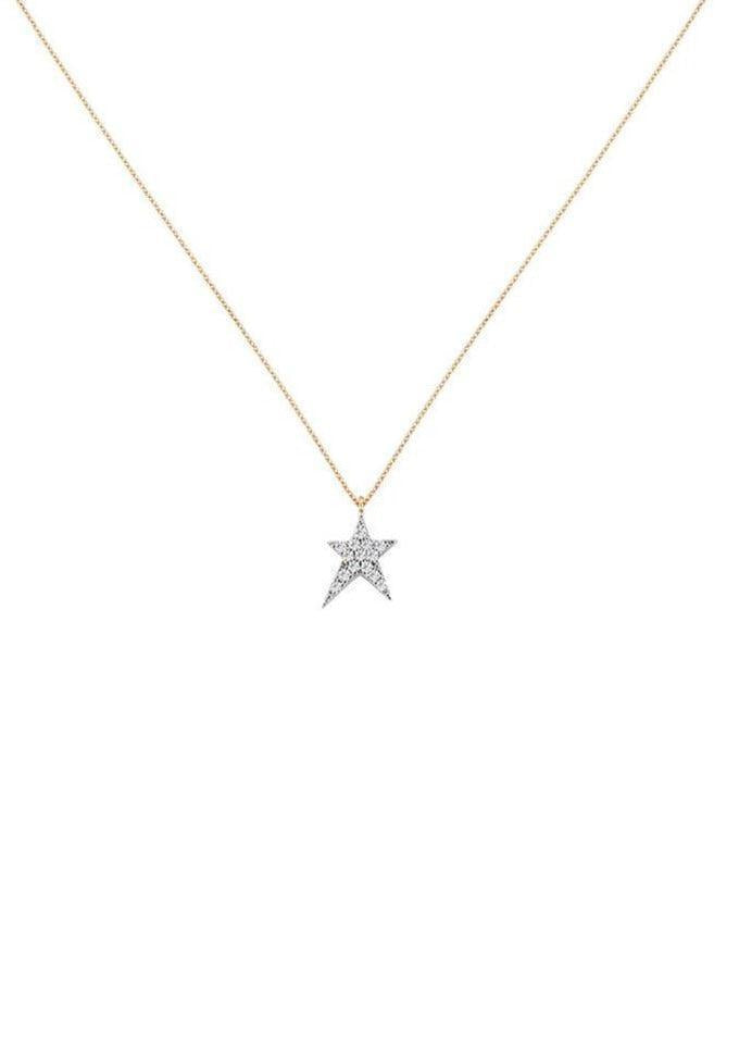 Collier "Struck Large" Diamants & Or Rose 14k