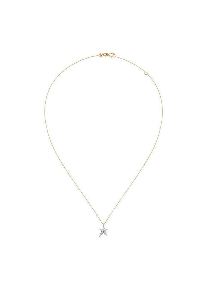 Collier "Struck Large" Diamants & Or Rose 14k