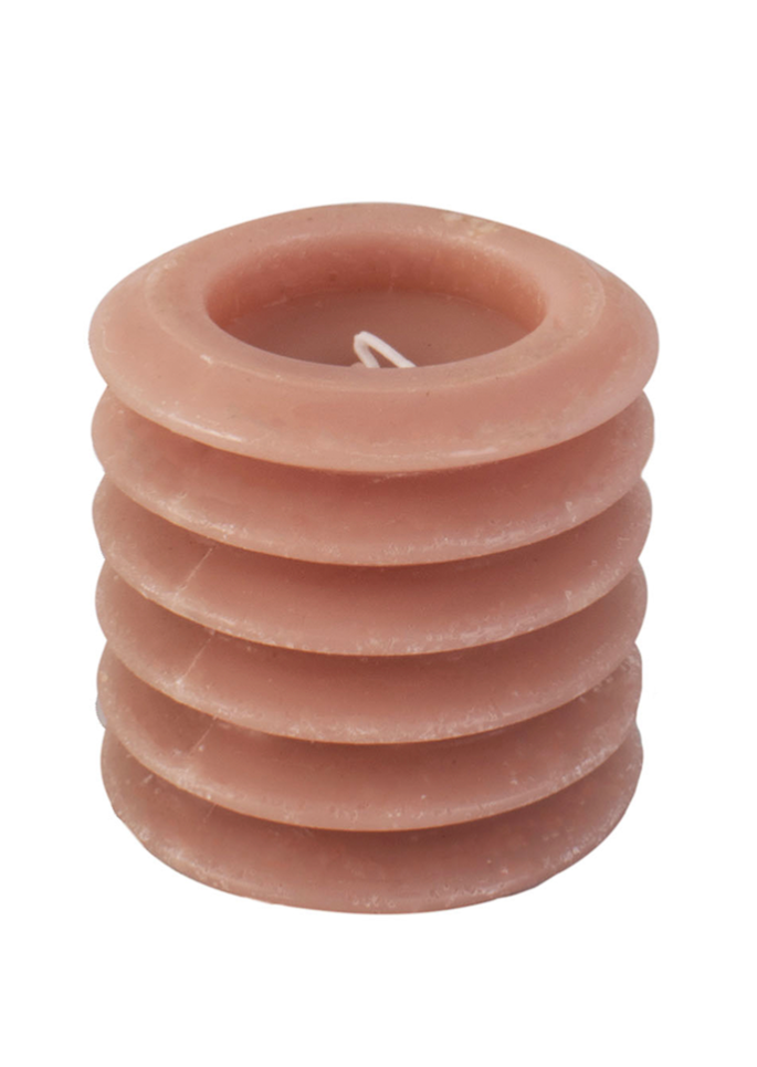 Bougie « Pillar Layered Circles »