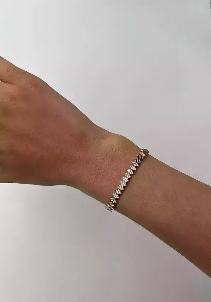 Bracelet Sahika Diamants Blancs - Kismet By Milka